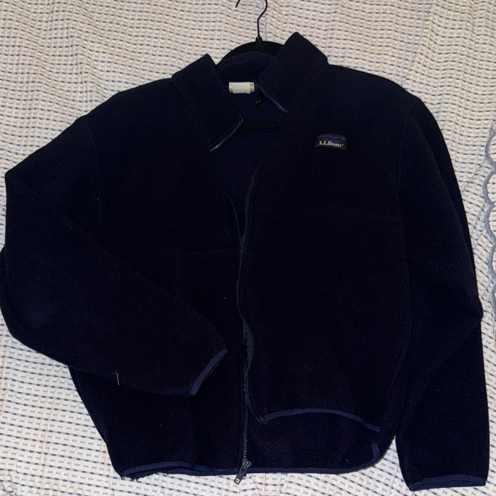 L.L. Bean Midnight Blue Fleece Jacket